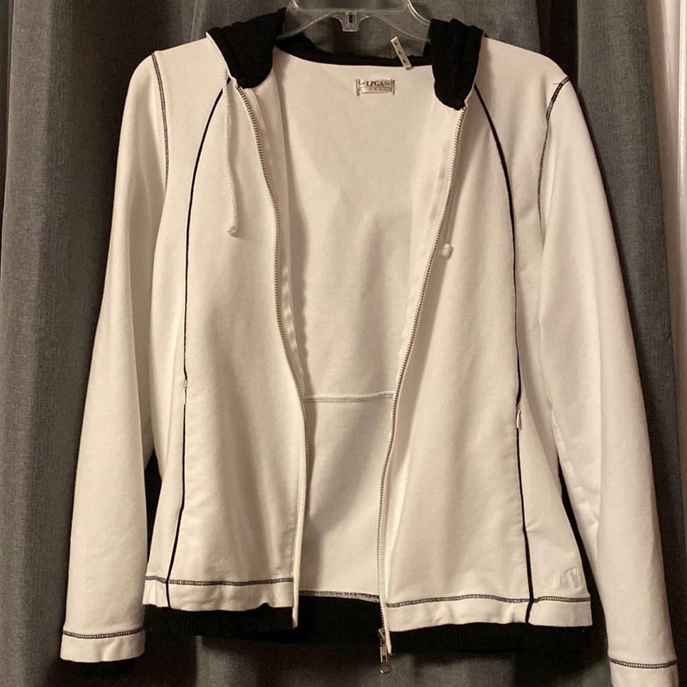 White LPGA hoody